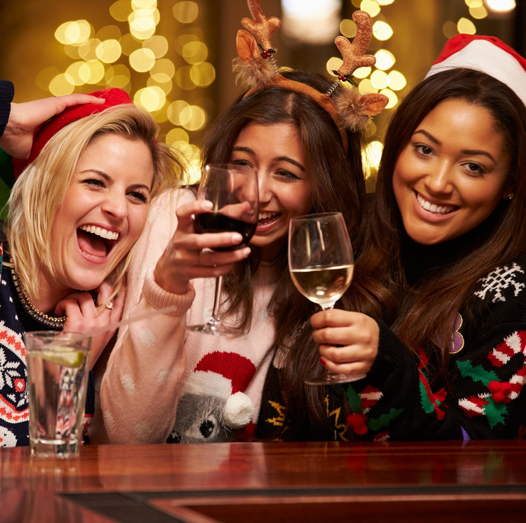 Girls Drinking Wine Enjoying Their Drink EEZY Craft Winery Wine Advent Calendar